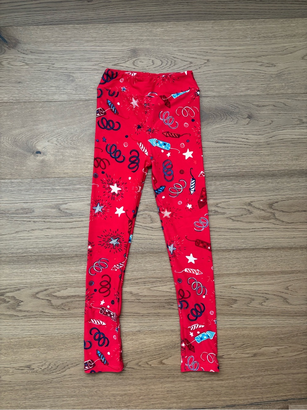 Kids American Theme Printed Leggings
